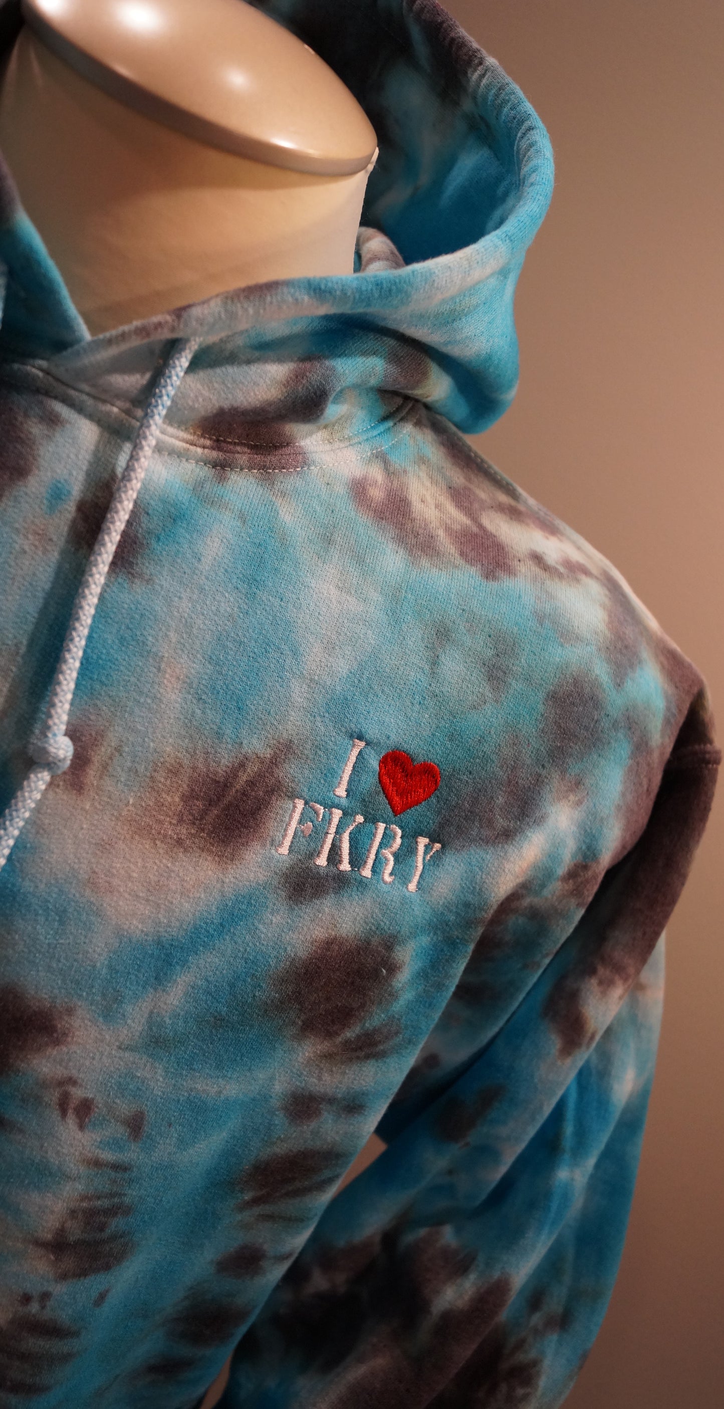 Hand Dyed Tie Dye Hoodie